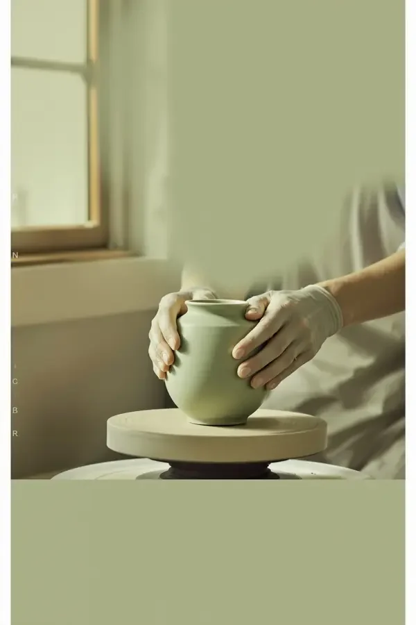 最后一株蕨 - 蜜桃影视 剧情电影最后一株蕨海报,木桌上陶盆里的一株发光蕨类植物